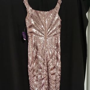 Windsor Sequin Lavender Dress- Large